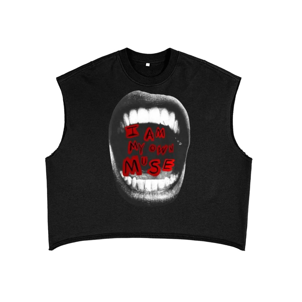 French Terry Boxy Tank Top