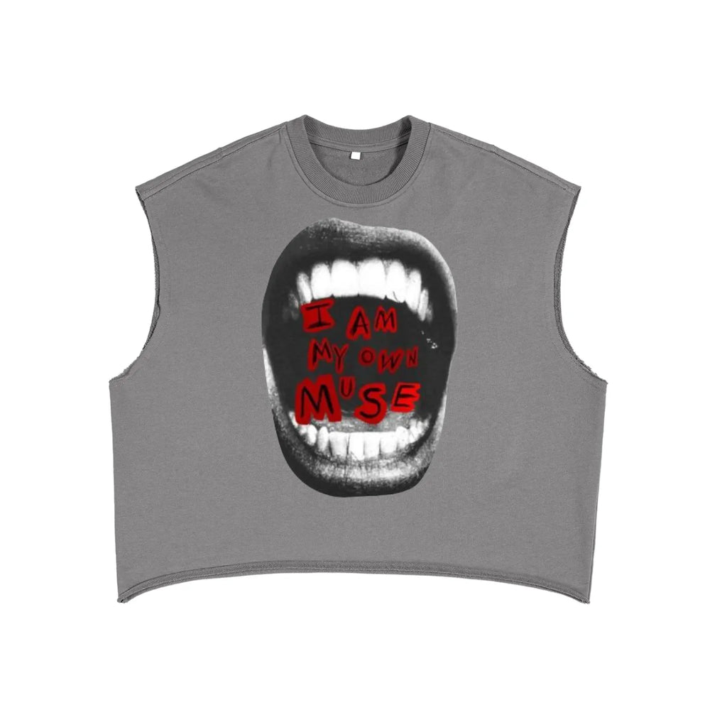 French Terry Boxy Tank Top